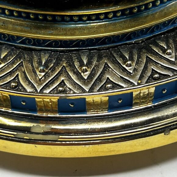 Disney Cinderella Gold 50TH Anniversary Music Snow Globe Heart Shaped Key FLAWS - Picture 10 of 11